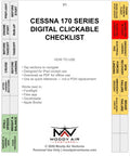 CESSNA 170 SERIES DIGITAL CLICKABLE CHECKLIST