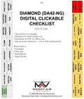 DIAMOND (DA42-NG) DIGITAL CLICKABLE CHECKLIST
