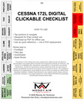 CESSNA 172L DIGITAL CLICKABLE CHECKLIST