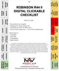 ROBINSON R44 II DIGITAL CLICKABLE CHECKLIST