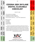 CESSNA 182K SKYLANE DIGITAL CLICKABLE CHECKLIST