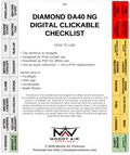 DIAMOND DA40 NG DIGITAL CLICKABLE CHECKLIST